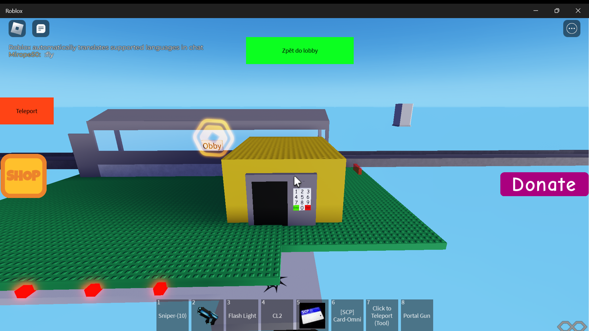 Golden Booth in Long Imposible Hard Obby